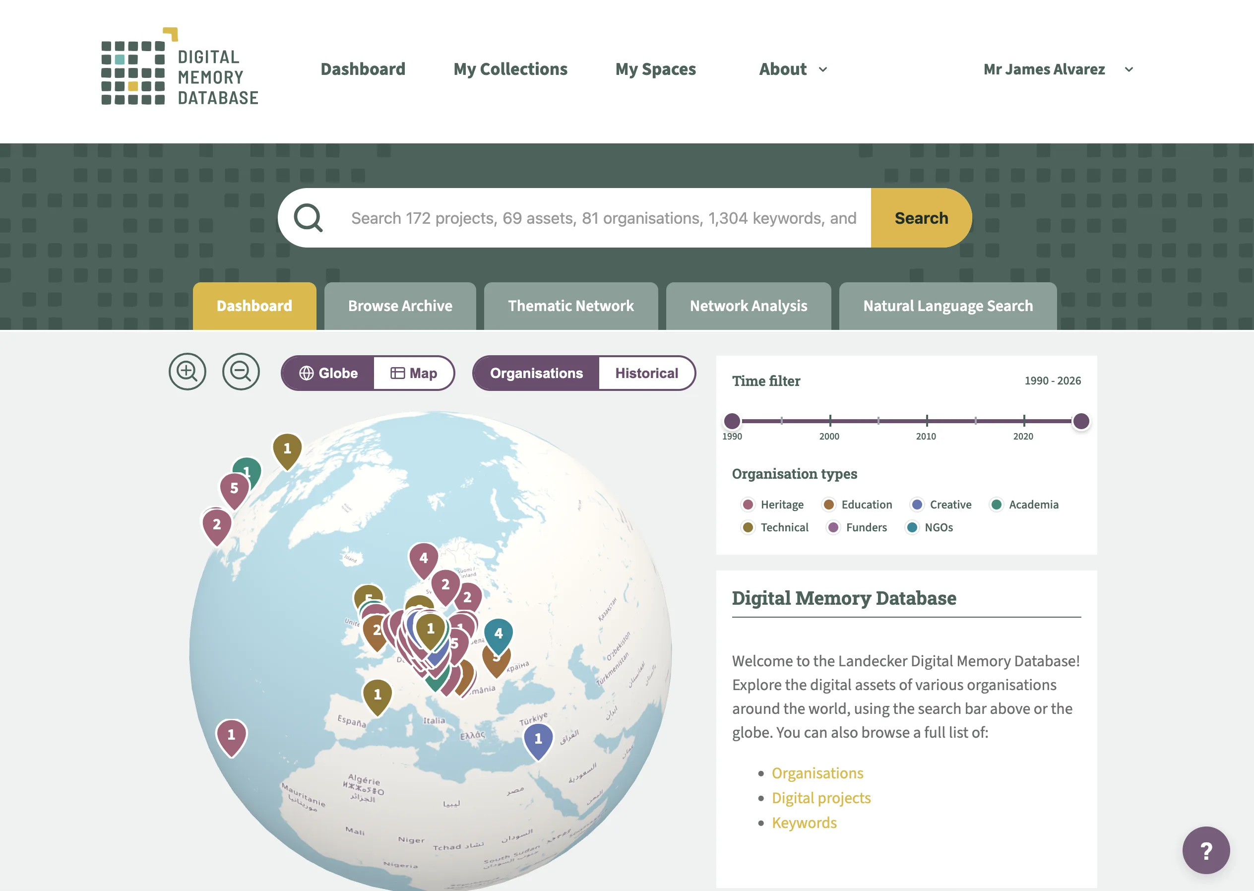 Landecker Digital Memory Database